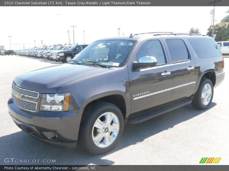 Taupe Gray Metallic / Light Titanium/Dark Titanium 2010 Chevrolet Suburban LTZ 4x4