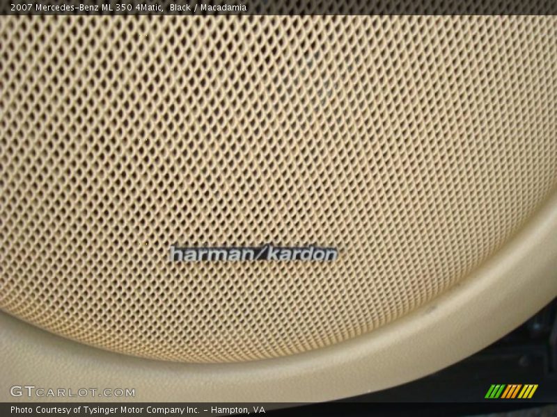 Black / Macadamia 2007 Mercedes-Benz ML 350 4Matic