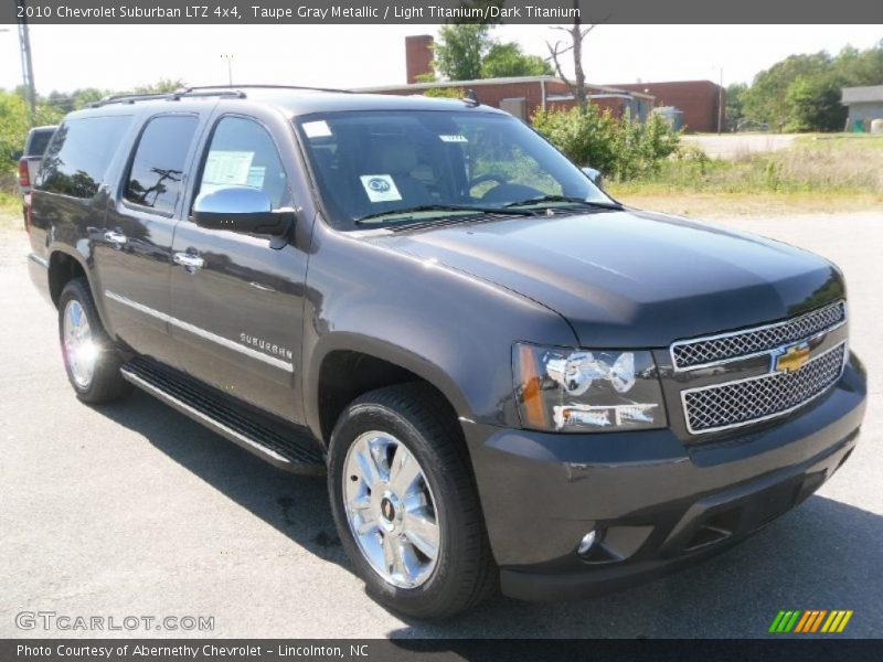 Taupe Gray Metallic / Light Titanium/Dark Titanium 2010 Chevrolet Suburban LTZ 4x4