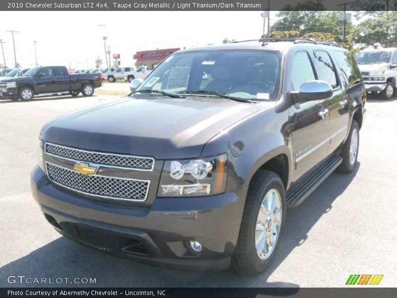 Taupe Gray Metallic / Light Titanium/Dark Titanium 2010 Chevrolet Suburban LTZ 4x4