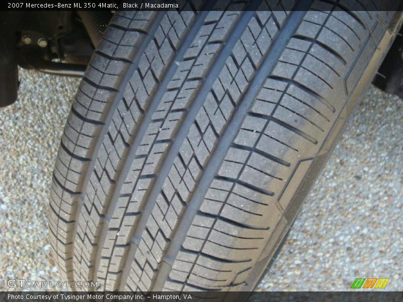Black / Macadamia 2007 Mercedes-Benz ML 350 4Matic
