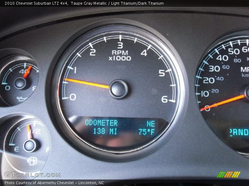 Taupe Gray Metallic / Light Titanium/Dark Titanium 2010 Chevrolet Suburban LTZ 4x4