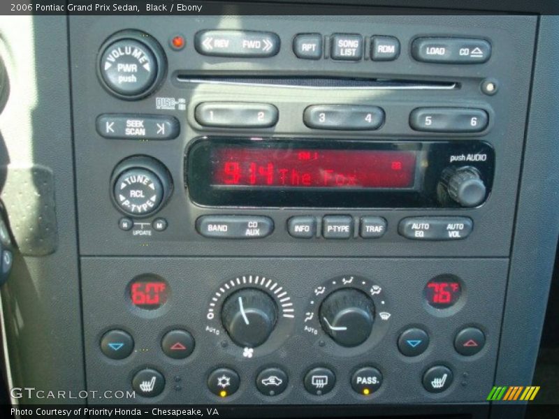 Black / Ebony 2006 Pontiac Grand Prix Sedan