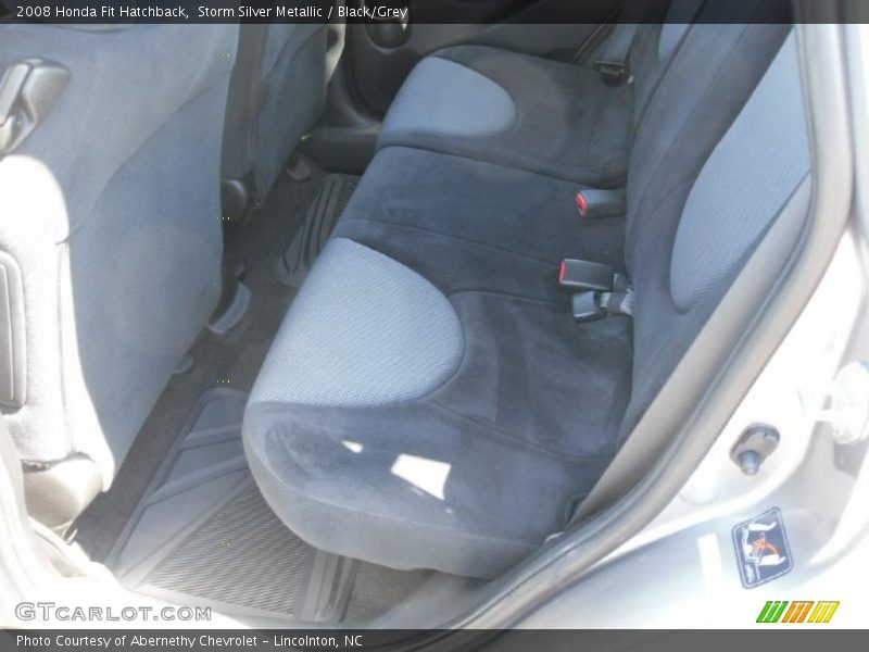 Storm Silver Metallic / Black/Grey 2008 Honda Fit Hatchback