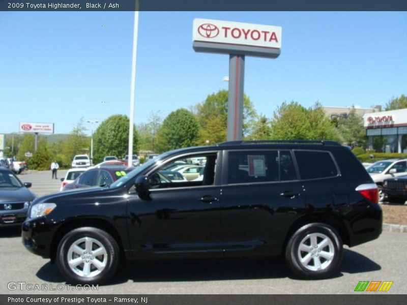 Black / Ash 2009 Toyota Highlander