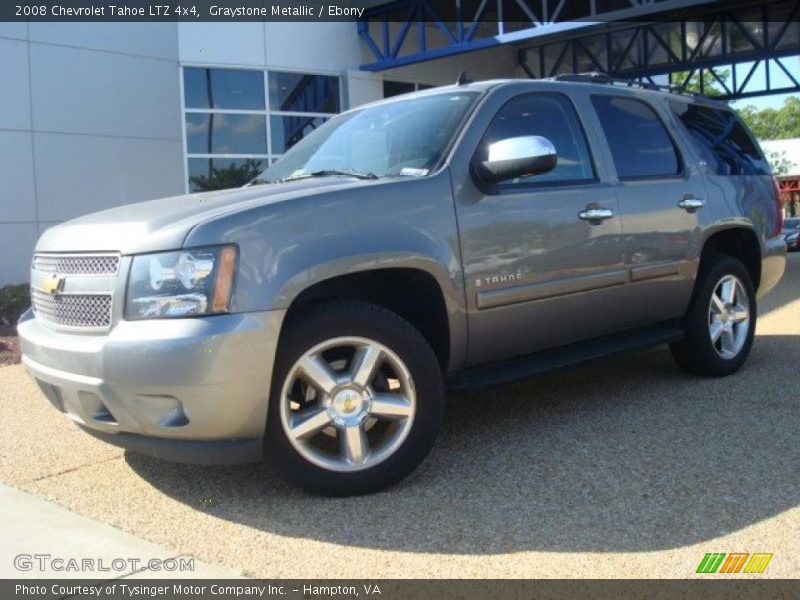 Graystone Metallic / Ebony 2008 Chevrolet Tahoe LTZ 4x4