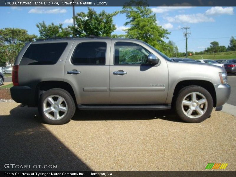 Graystone Metallic / Ebony 2008 Chevrolet Tahoe LTZ 4x4