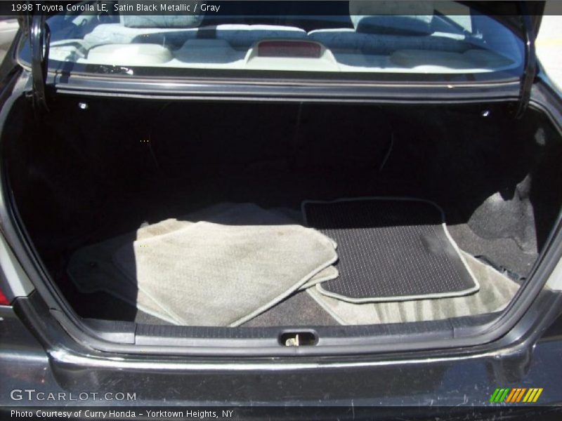Satin Black Metallic / Gray 1998 Toyota Corolla LE