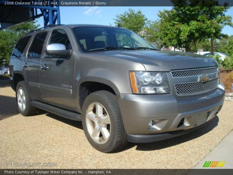 Graystone Metallic / Ebony 2008 Chevrolet Tahoe LTZ 4x4