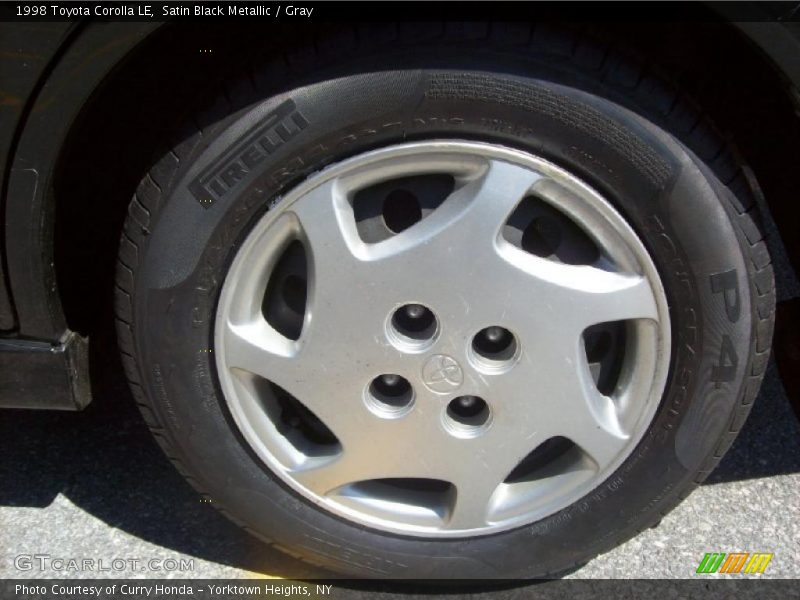Satin Black Metallic / Gray 1998 Toyota Corolla LE