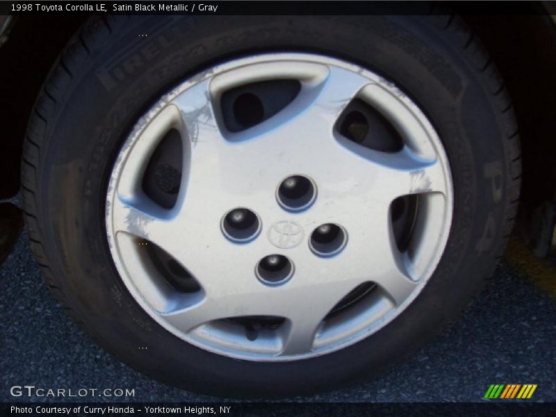 Satin Black Metallic / Gray 1998 Toyota Corolla LE