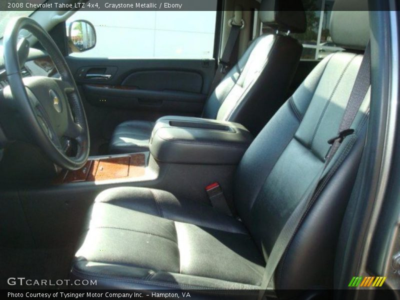 Graystone Metallic / Ebony 2008 Chevrolet Tahoe LTZ 4x4