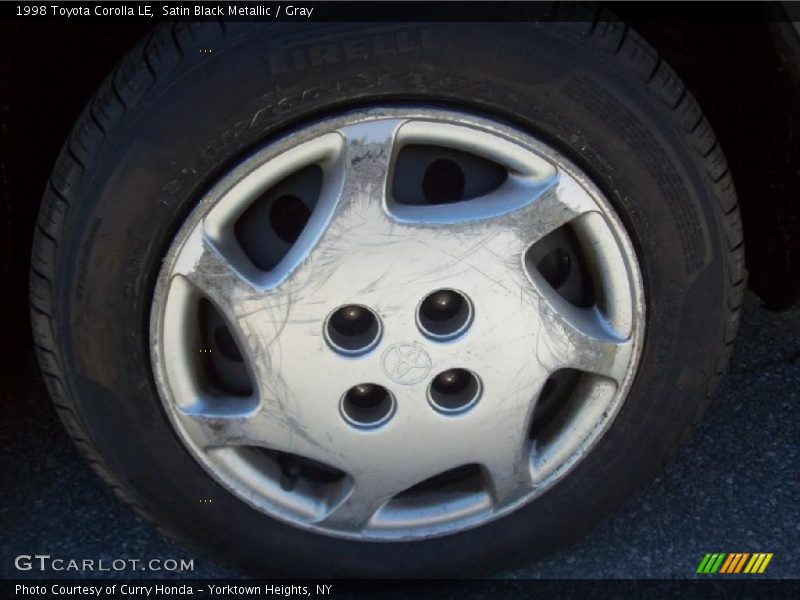 Satin Black Metallic / Gray 1998 Toyota Corolla LE