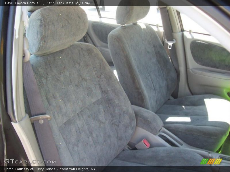Satin Black Metallic / Gray 1998 Toyota Corolla LE