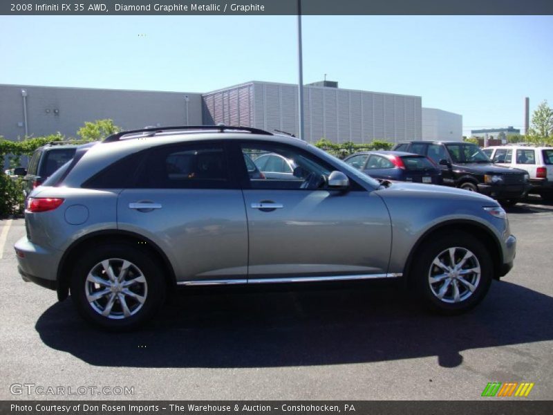 Diamond Graphite Metallic / Graphite 2008 Infiniti FX 35 AWD