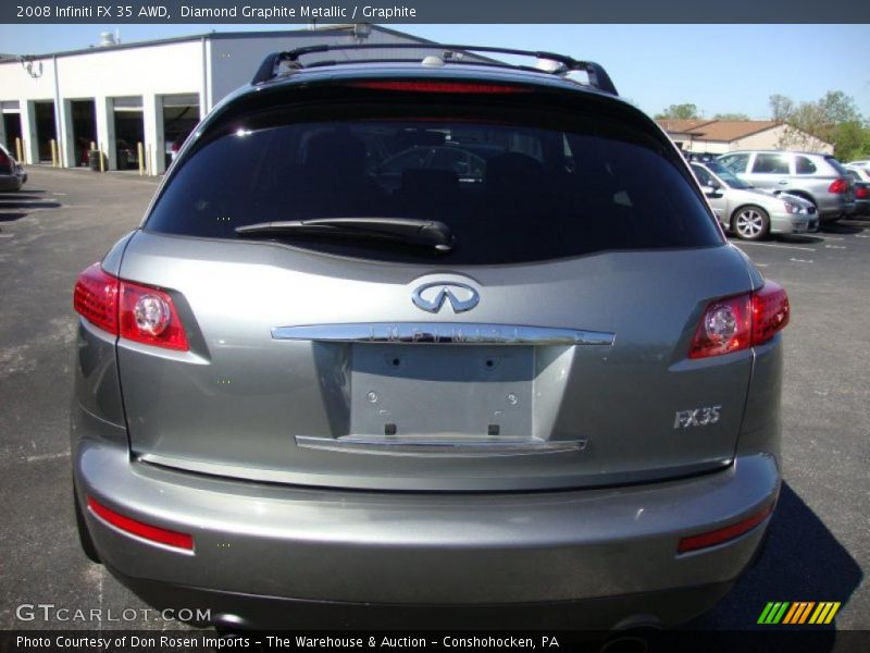 Diamond Graphite Metallic / Graphite 2008 Infiniti FX 35 AWD
