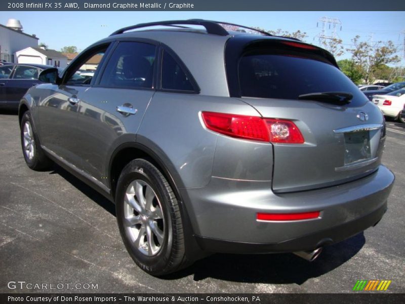 Diamond Graphite Metallic / Graphite 2008 Infiniti FX 35 AWD