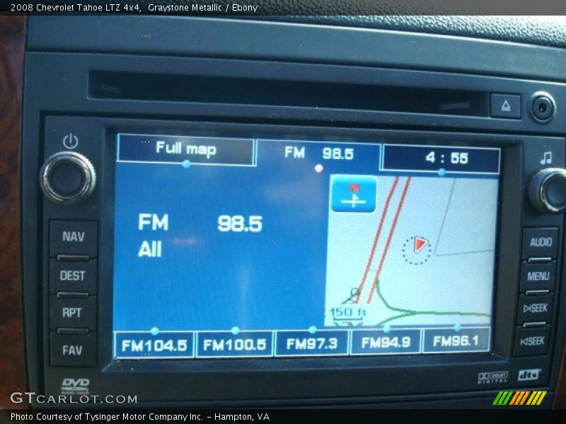 Graystone Metallic / Ebony 2008 Chevrolet Tahoe LTZ 4x4