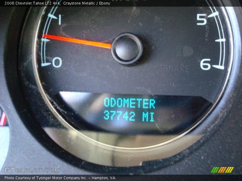 Graystone Metallic / Ebony 2008 Chevrolet Tahoe LTZ 4x4