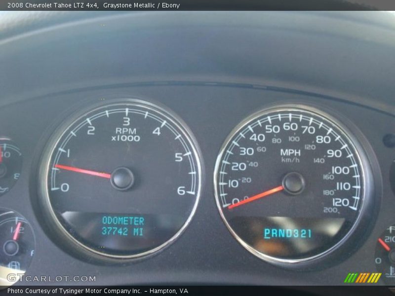 Graystone Metallic / Ebony 2008 Chevrolet Tahoe LTZ 4x4