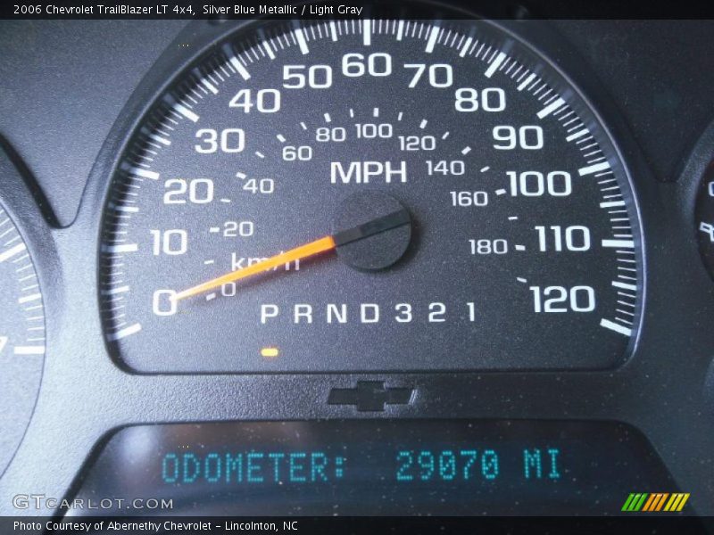 Silver Blue Metallic / Light Gray 2006 Chevrolet TrailBlazer LT 4x4