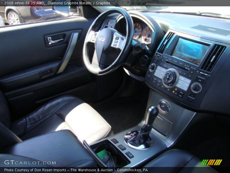 Diamond Graphite Metallic / Graphite 2008 Infiniti FX 35 AWD