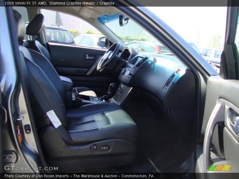 Diamond Graphite Metallic / Graphite 2008 Infiniti FX 35 AWD