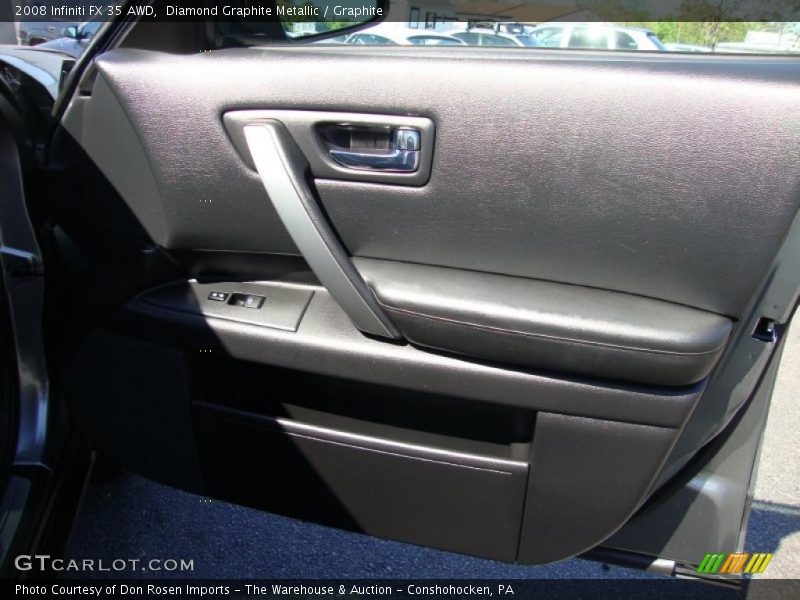 Diamond Graphite Metallic / Graphite 2008 Infiniti FX 35 AWD