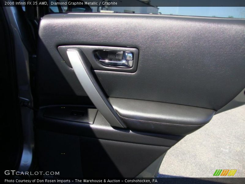 Diamond Graphite Metallic / Graphite 2008 Infiniti FX 35 AWD