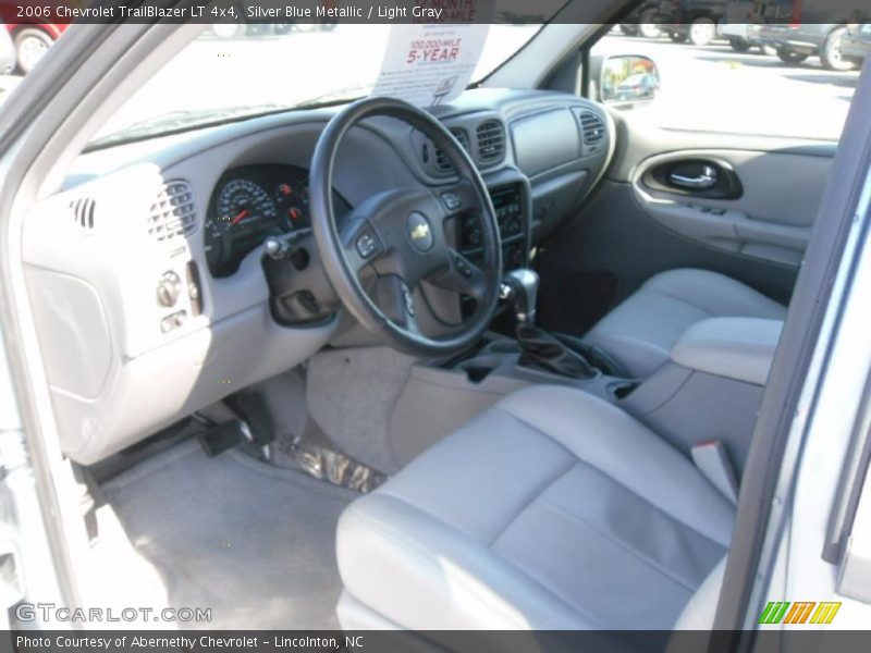 Silver Blue Metallic / Light Gray 2006 Chevrolet TrailBlazer LT 4x4