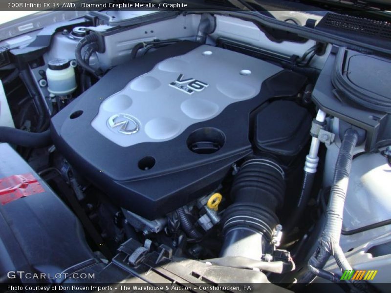 Diamond Graphite Metallic / Graphite 2008 Infiniti FX 35 AWD