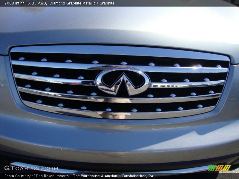 Diamond Graphite Metallic / Graphite 2008 Infiniti FX 35 AWD
