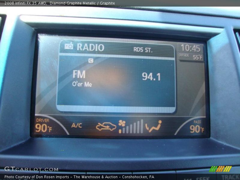 Diamond Graphite Metallic / Graphite 2008 Infiniti FX 35 AWD