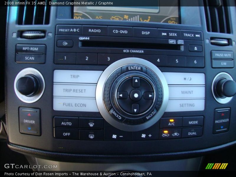 Diamond Graphite Metallic / Graphite 2008 Infiniti FX 35 AWD