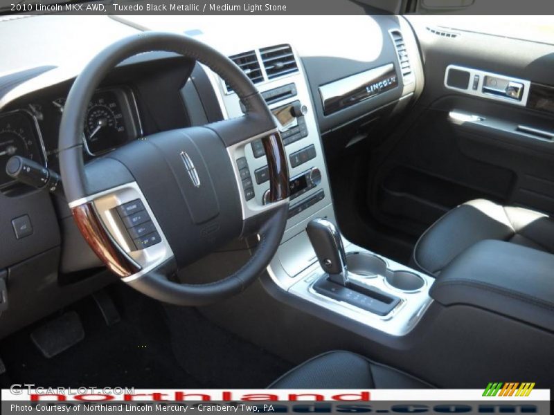 Tuxedo Black Metallic / Medium Light Stone 2010 Lincoln MKX AWD