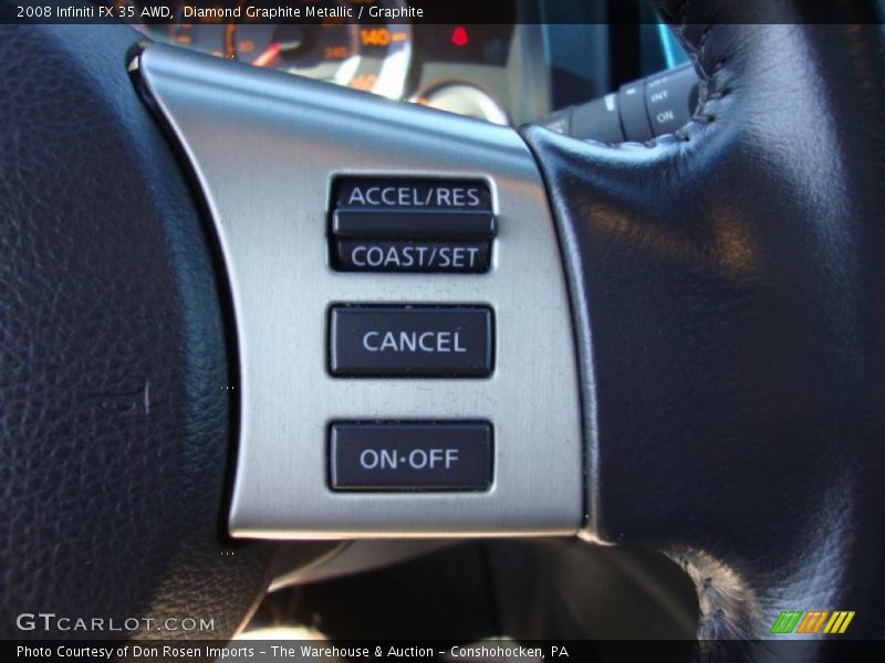 Diamond Graphite Metallic / Graphite 2008 Infiniti FX 35 AWD