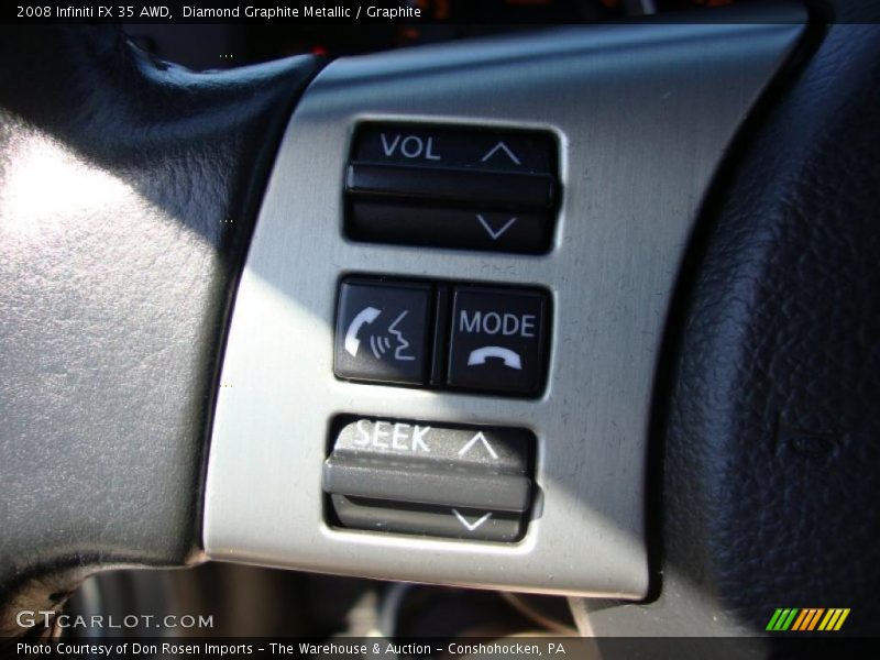 Diamond Graphite Metallic / Graphite 2008 Infiniti FX 35 AWD
