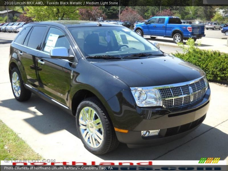 Tuxedo Black Metallic / Medium Light Stone 2010 Lincoln MKX AWD