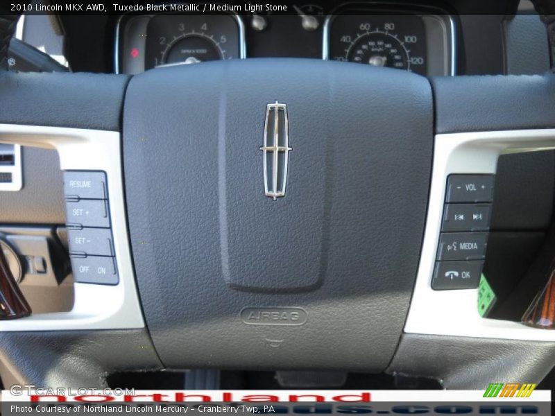 Tuxedo Black Metallic / Medium Light Stone 2010 Lincoln MKX AWD