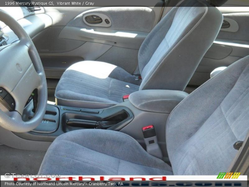 Vibrant White / Gray 1996 Mercury Mystique GS