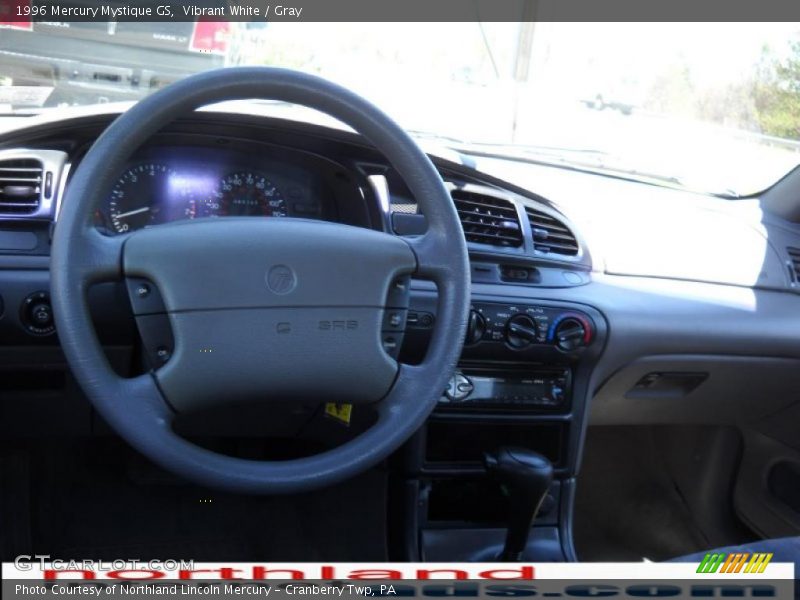 Vibrant White / Gray 1996 Mercury Mystique GS