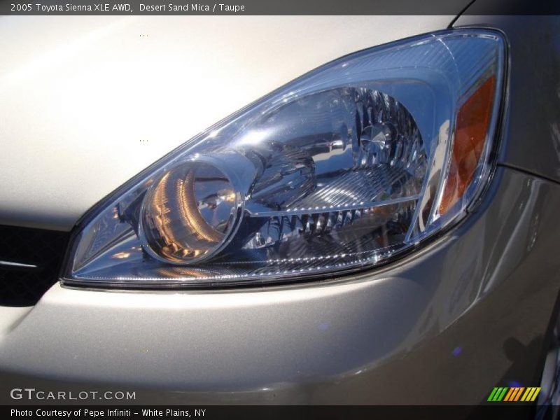 Desert Sand Mica / Taupe 2005 Toyota Sienna XLE AWD