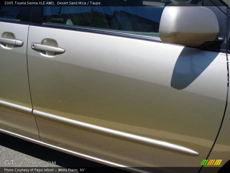 Desert Sand Mica / Taupe 2005 Toyota Sienna XLE AWD