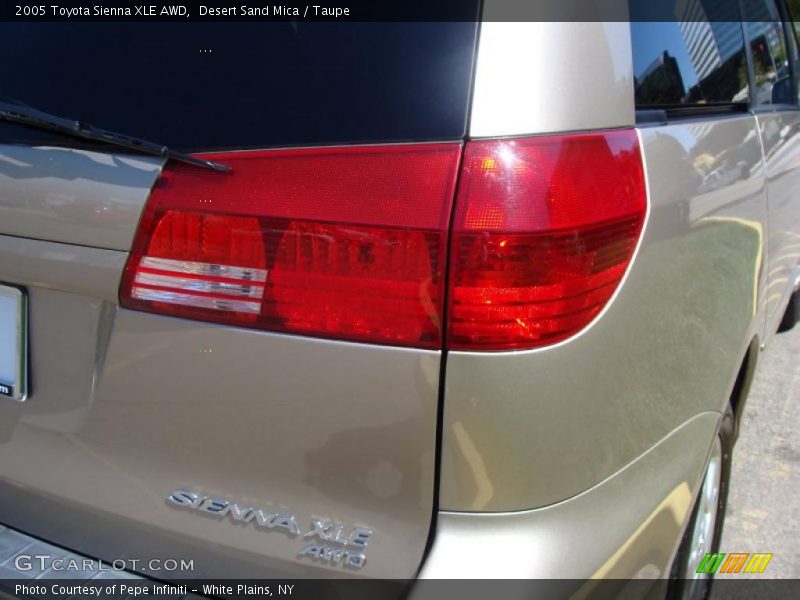 Desert Sand Mica / Taupe 2005 Toyota Sienna XLE AWD