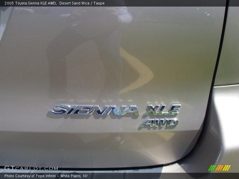 Desert Sand Mica / Taupe 2005 Toyota Sienna XLE AWD
