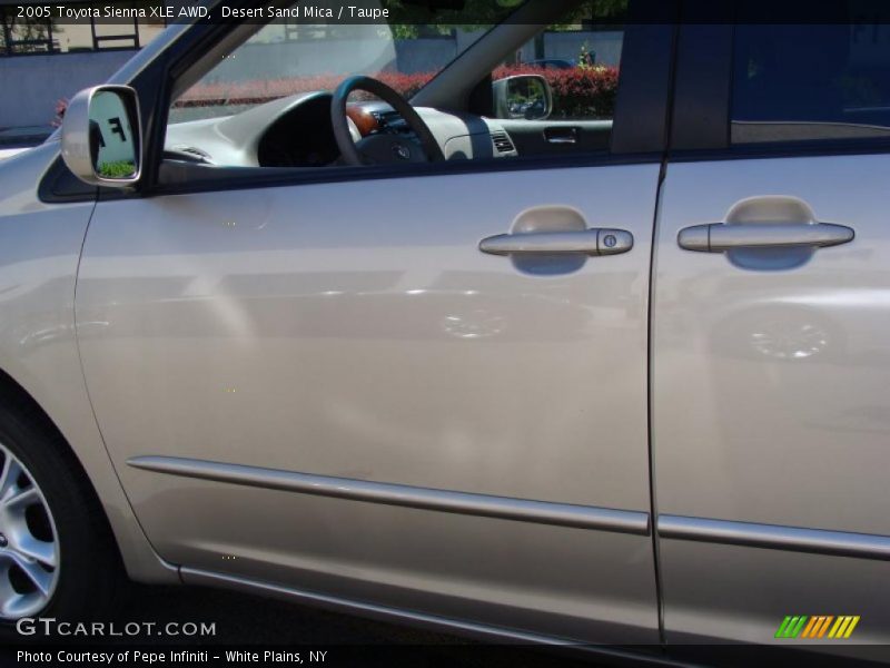 Desert Sand Mica / Taupe 2005 Toyota Sienna XLE AWD