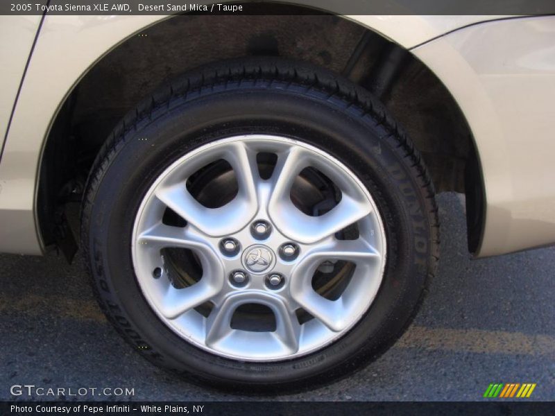 Desert Sand Mica / Taupe 2005 Toyota Sienna XLE AWD