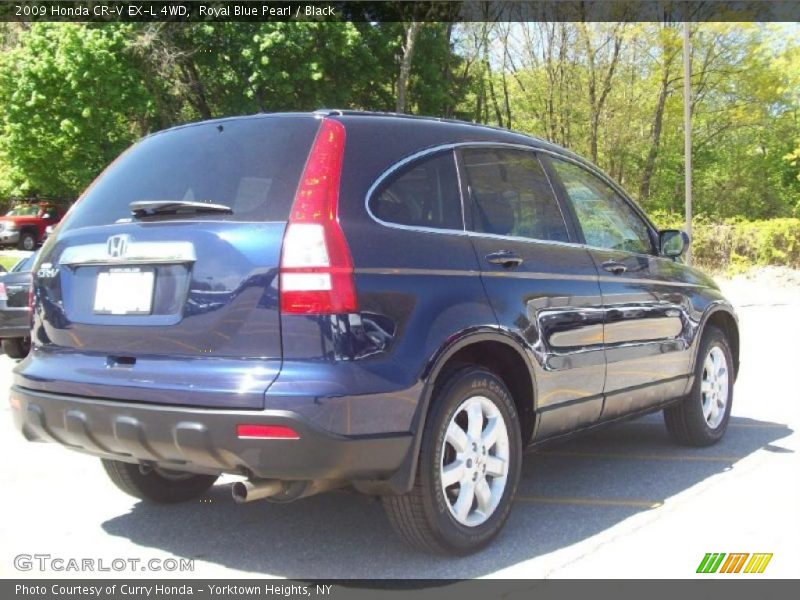 Royal Blue Pearl / Black 2009 Honda CR-V EX-L 4WD