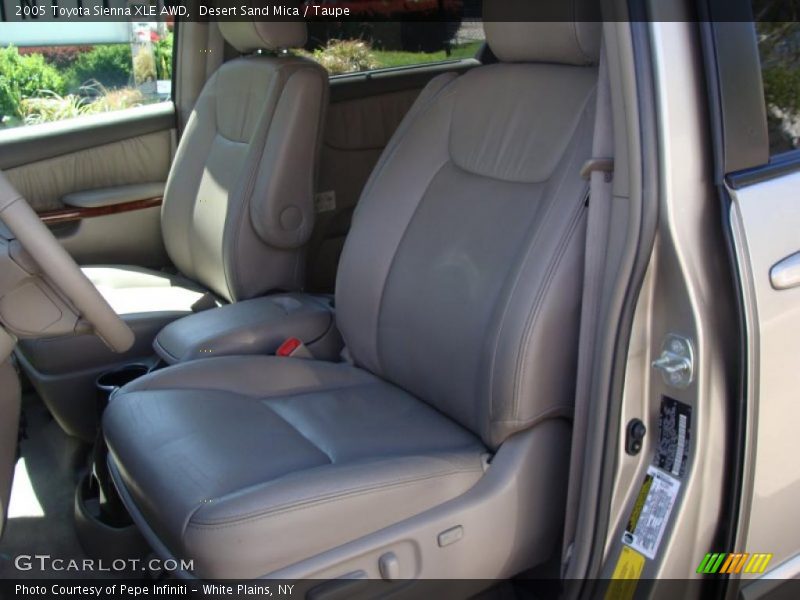 Desert Sand Mica / Taupe 2005 Toyota Sienna XLE AWD