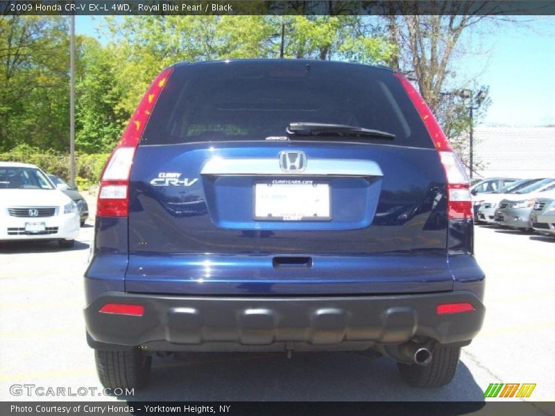 Royal Blue Pearl / Black 2009 Honda CR-V EX-L 4WD